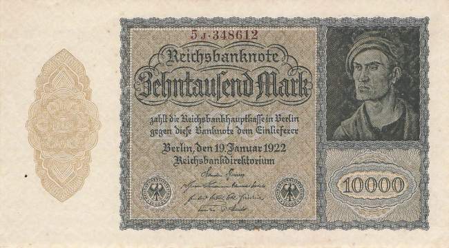 10000 Mark 1922 ro.69c J